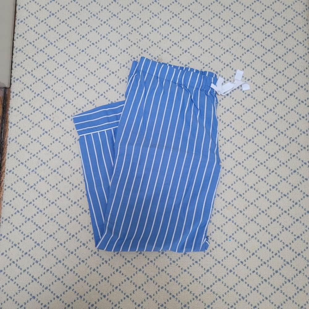 J.Crew Cotton Poplin Pajama Bottoms PJ Pants Size S